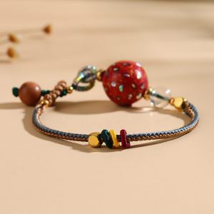 Intangible Cultural Heritage Lacquer Bead Bracelet